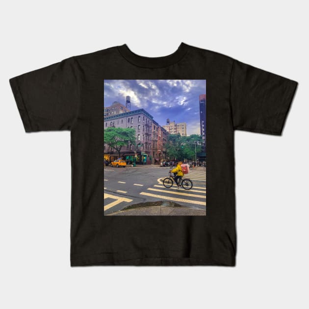 Upper West Side, Manhattan, New York City Kids T-Shirt by eleonoraingrid